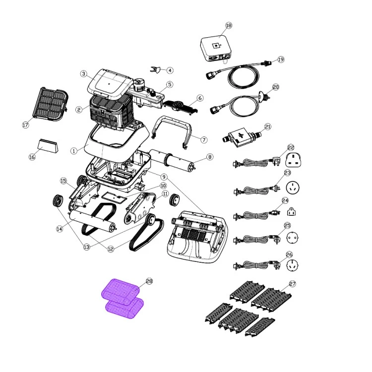 AQT Poolcleaner Drijvende Kabel 13m - Afbeelding 2