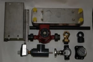 Dubbelwandige Warmtewisselaar RVS - Afbeelding 2