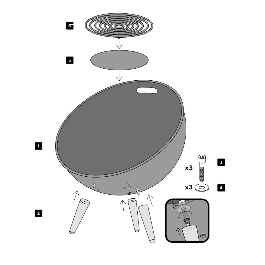 Fireglobe Vuurschaal Eva Solo - Afbeelding 7
