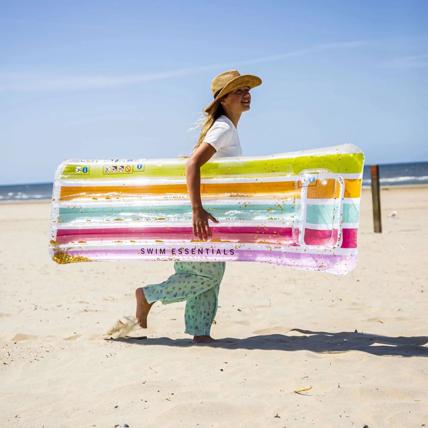 Luxe Luchtbed Met Glitters - Afbeelding 4