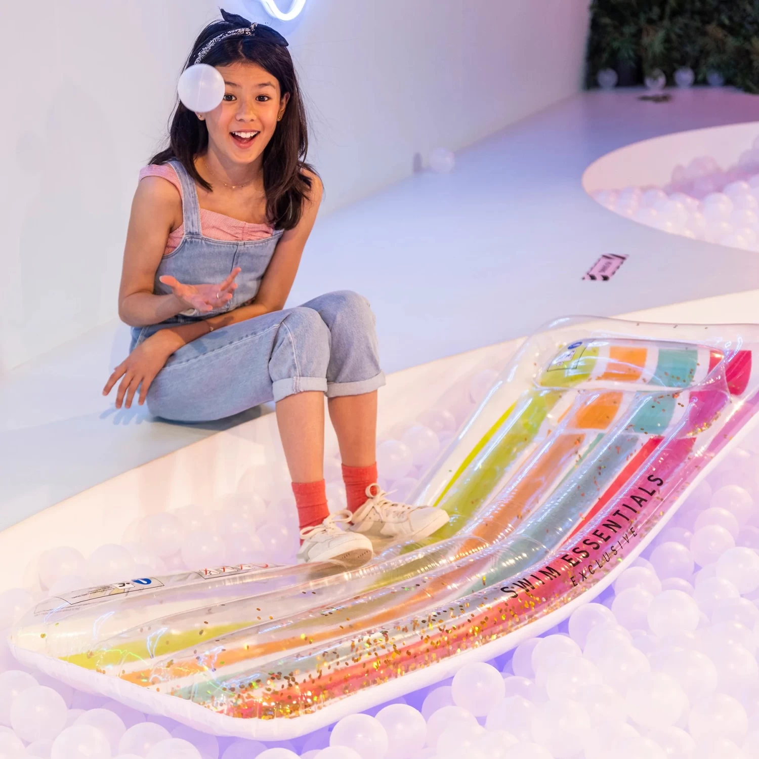 Luxe Luchtbed Met Glitters - Afbeelding 6