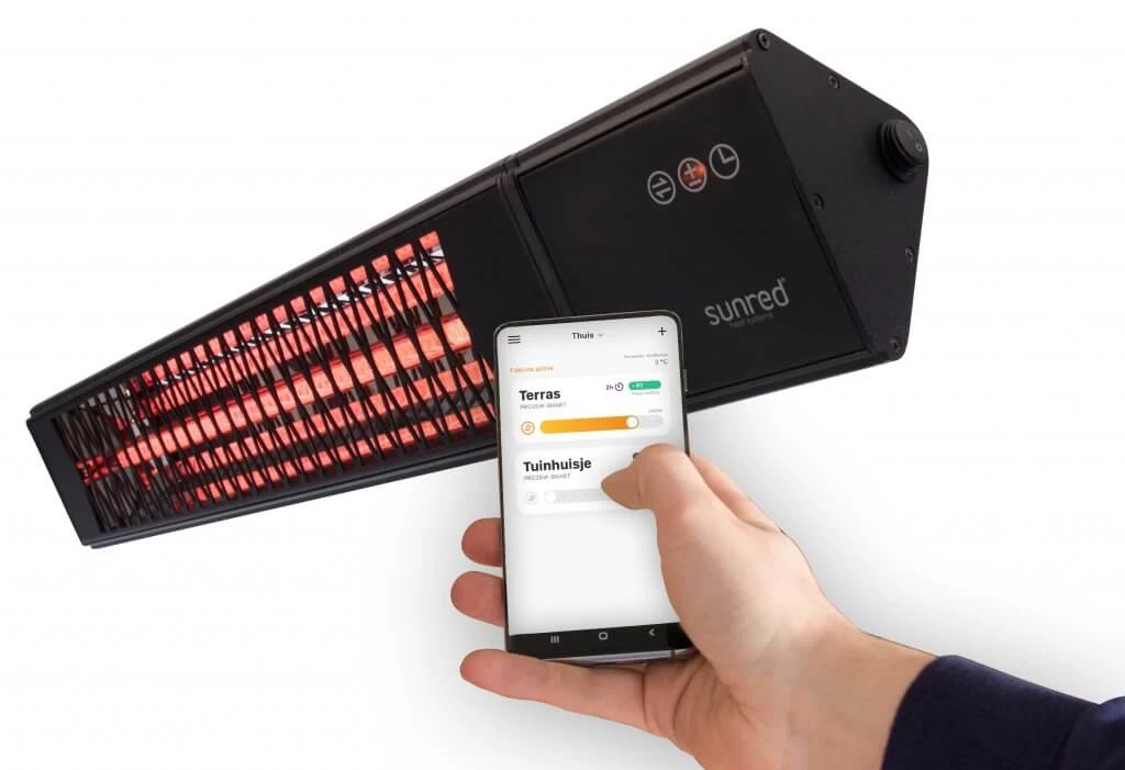 Sunred Professional Smart Heater 2500 Terrasverwarmer - Afbeelding 2