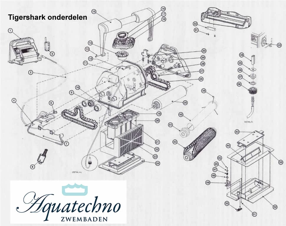 Hayward Tigershark Motor Roulement - Afbeelding 2